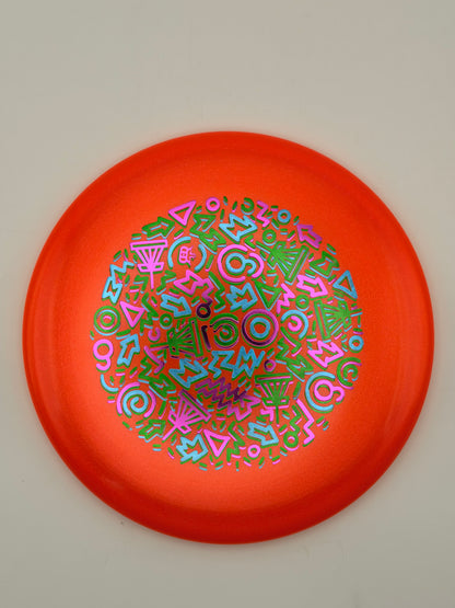 Dynamic Discs Lucid Glimmer Warrant Midrange - 173g Understable Midnight Mixtape Disc Golf Disc