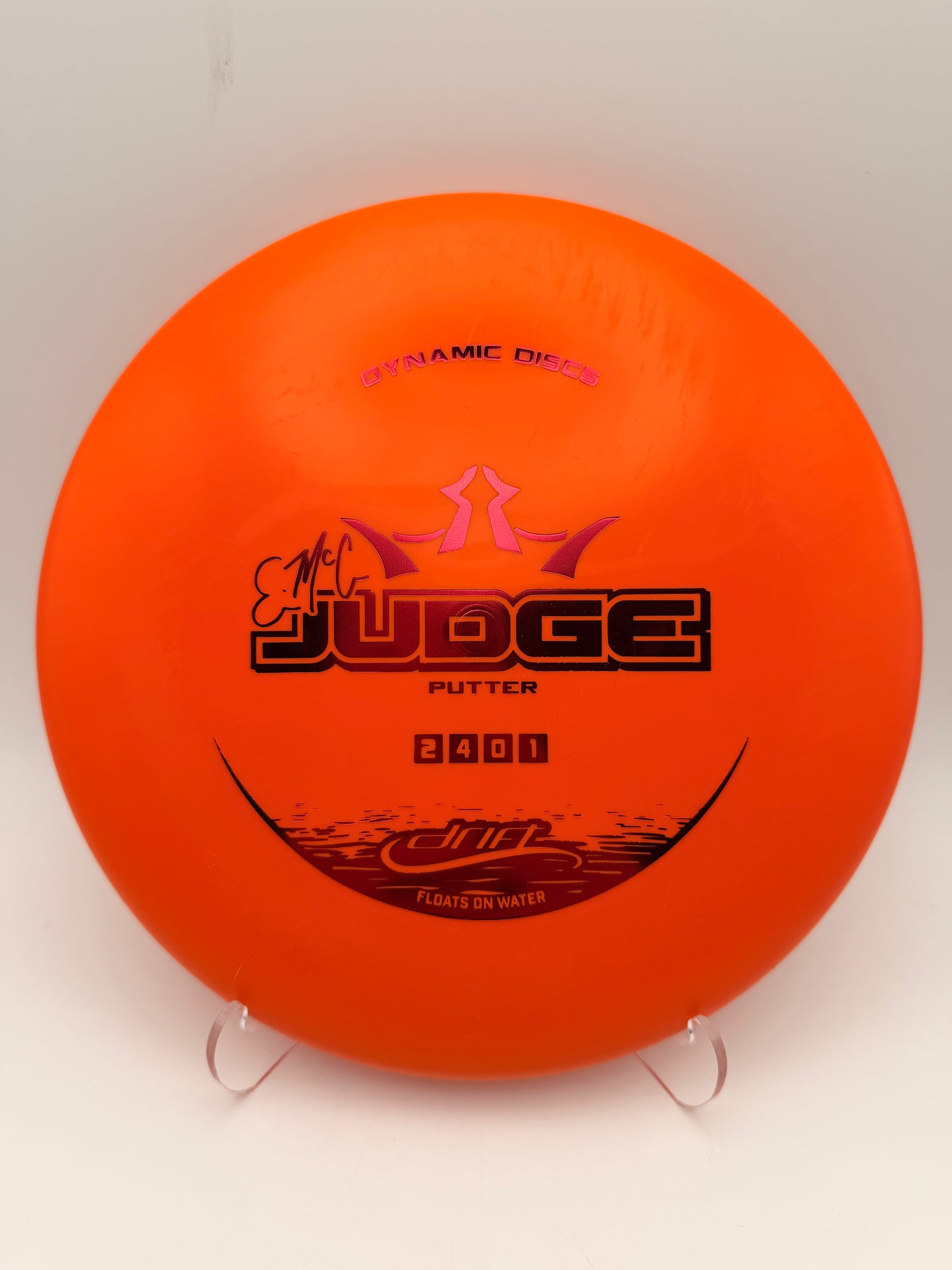 Dynamic Discs EMAC Judge Putter - Eric McCabe Signature Disc