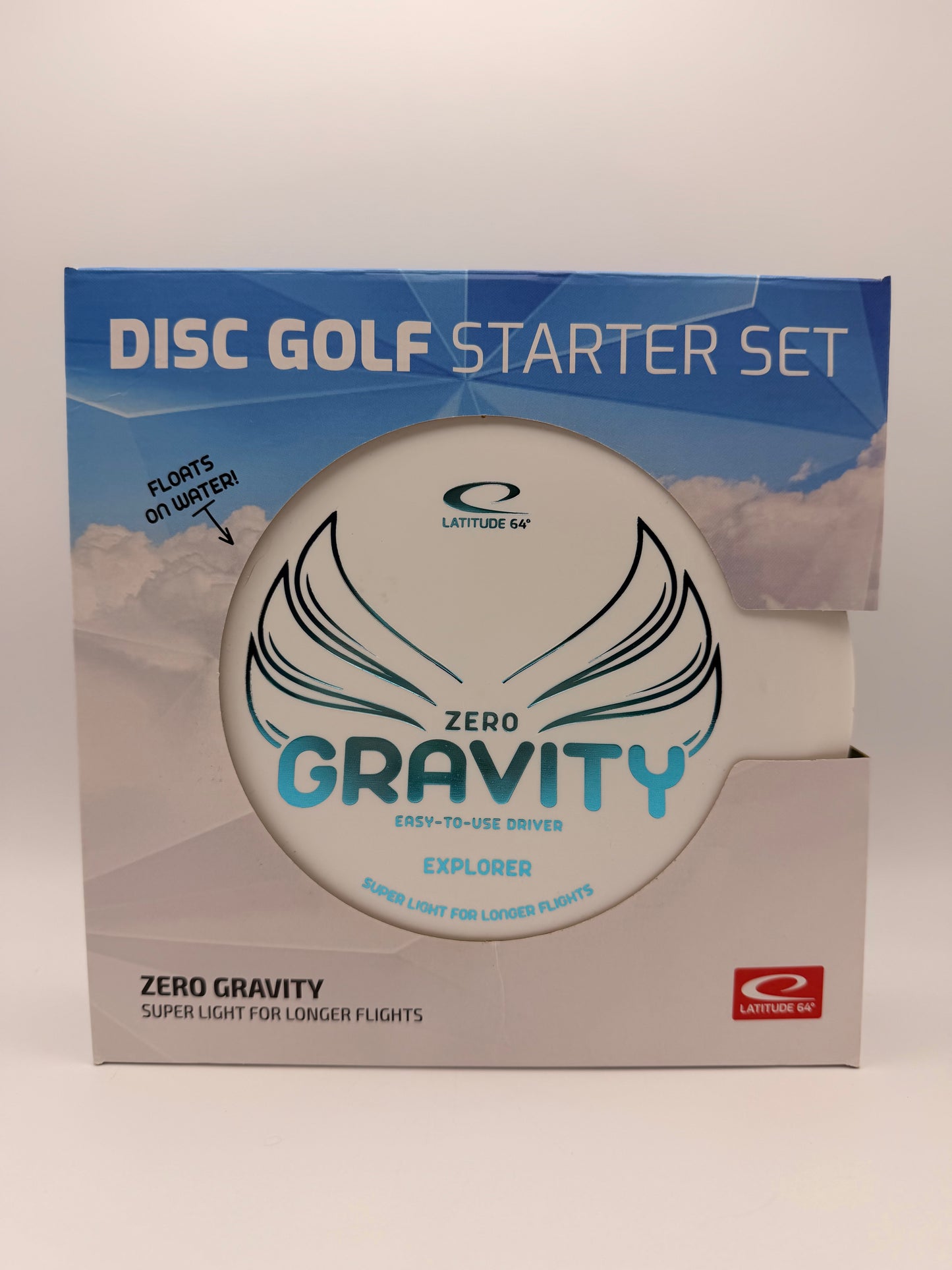 Latitude 64 Zero Gravity Disc Golf Starter Set – Floating, Lightweight Discs for Beginners