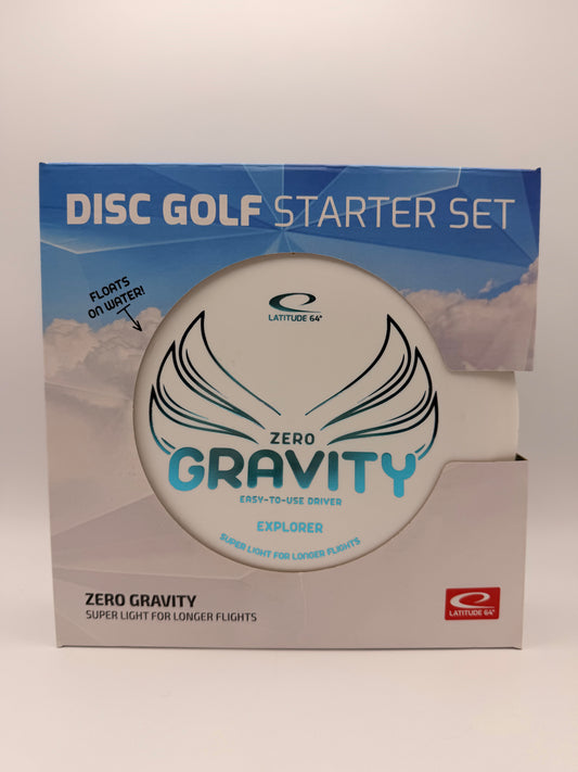 Latitude 64 Zero Gravity Disc Golf Starter Set – Floating, Lightweight Discs for Beginners