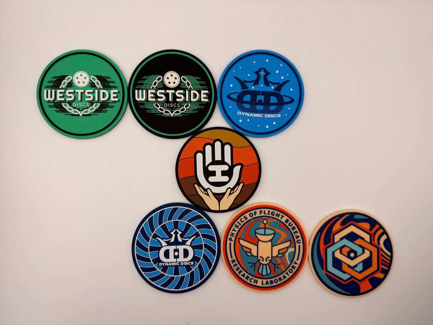 Dynamic Discs Flexible Mini Disc Golf Marker – 3.5" PVC Mini Disc, Multiple Styles