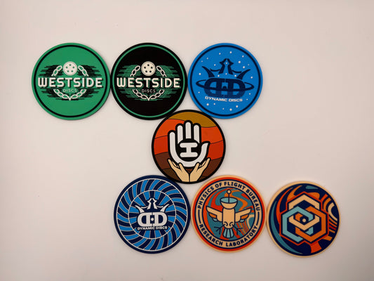 Dynamic Discs Flexible Mini Disc Golf Marker – 3.5" PVC Mini Disc, Multiple Styles