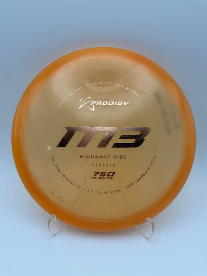 Used Prodigy Disc M3 750 Plastic Midrange – 180g+
