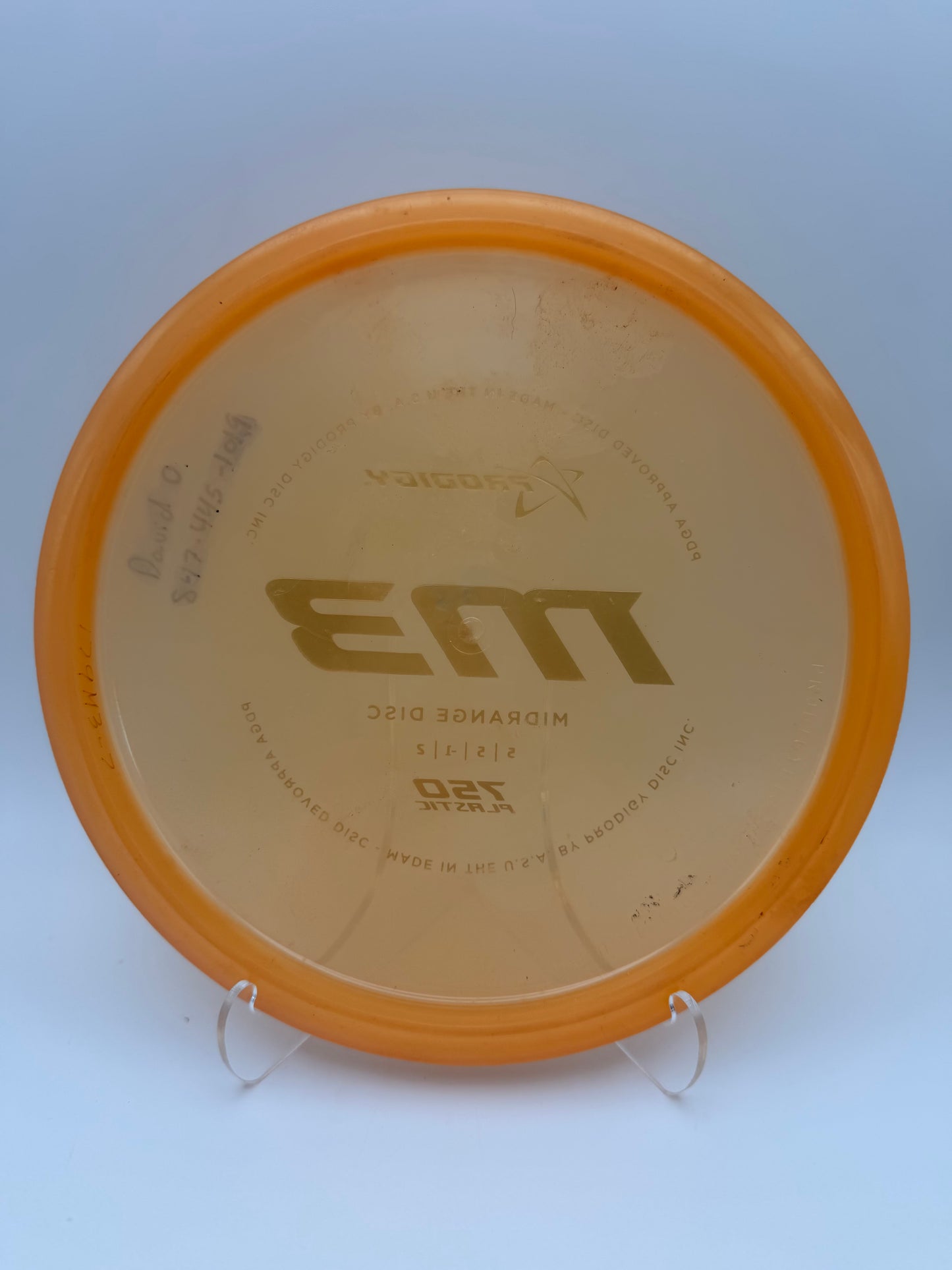 Used Prodigy Disc M3 750 Plastic Midrange – 180g+
