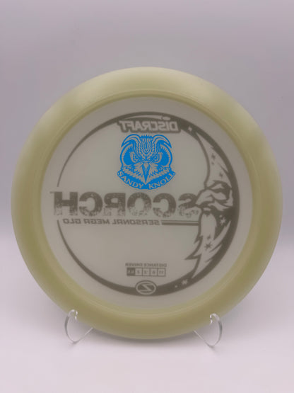 Discraft Mega Glo Z Scorch | Glow Distance Driver for Night Disc Golf