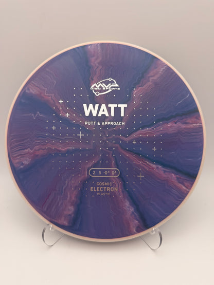 MVP Cosmic Electron Watt Putter – Neutral Stable Disc Golf Putter