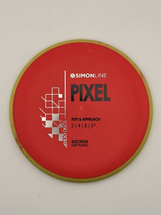 Axiom Pixel Putter – Simon Line | Electron Plastic | Disc Golf