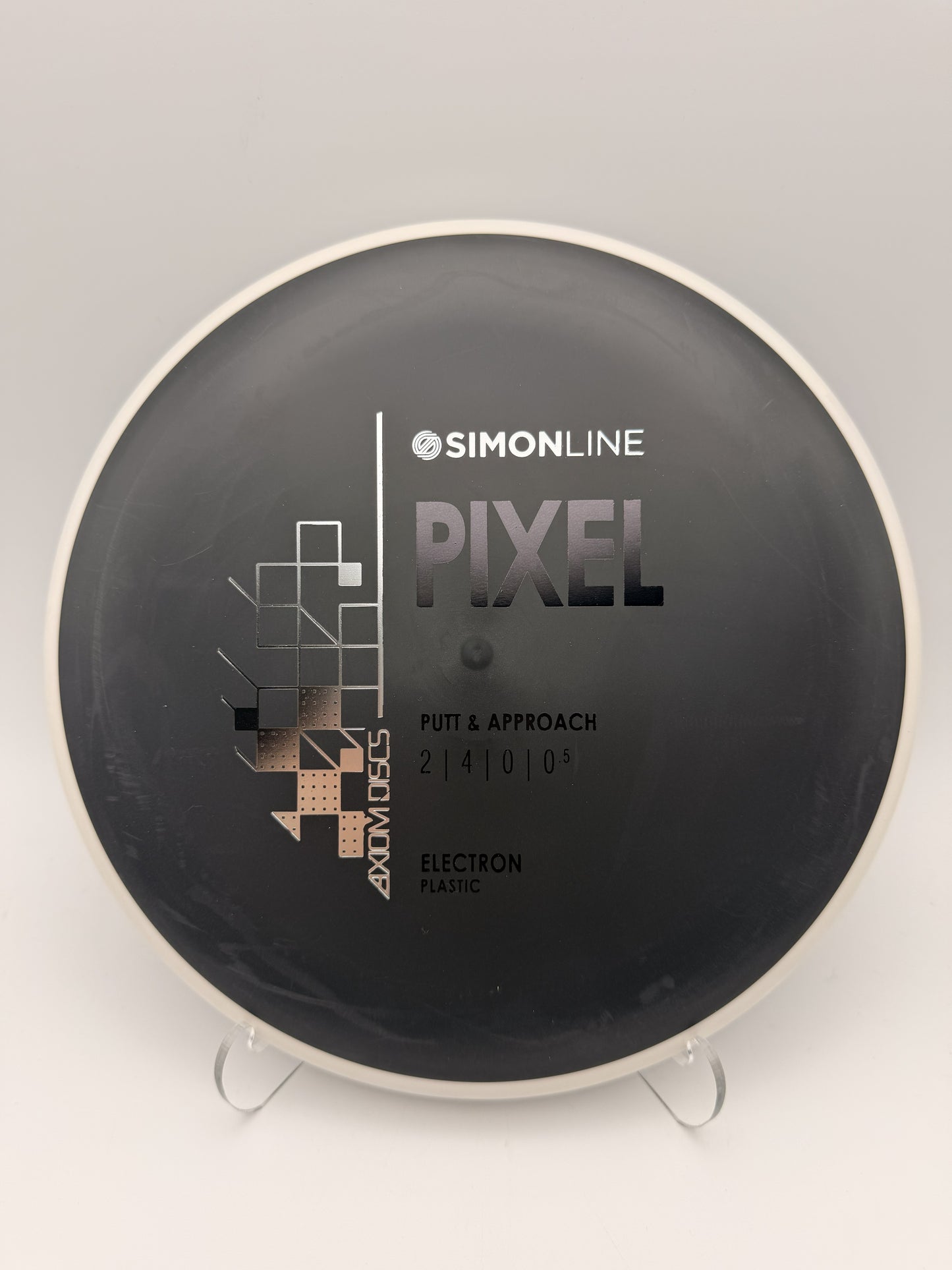 Axiom Pixel Putter – Simon Line | Electron Plastic | Disc Golf