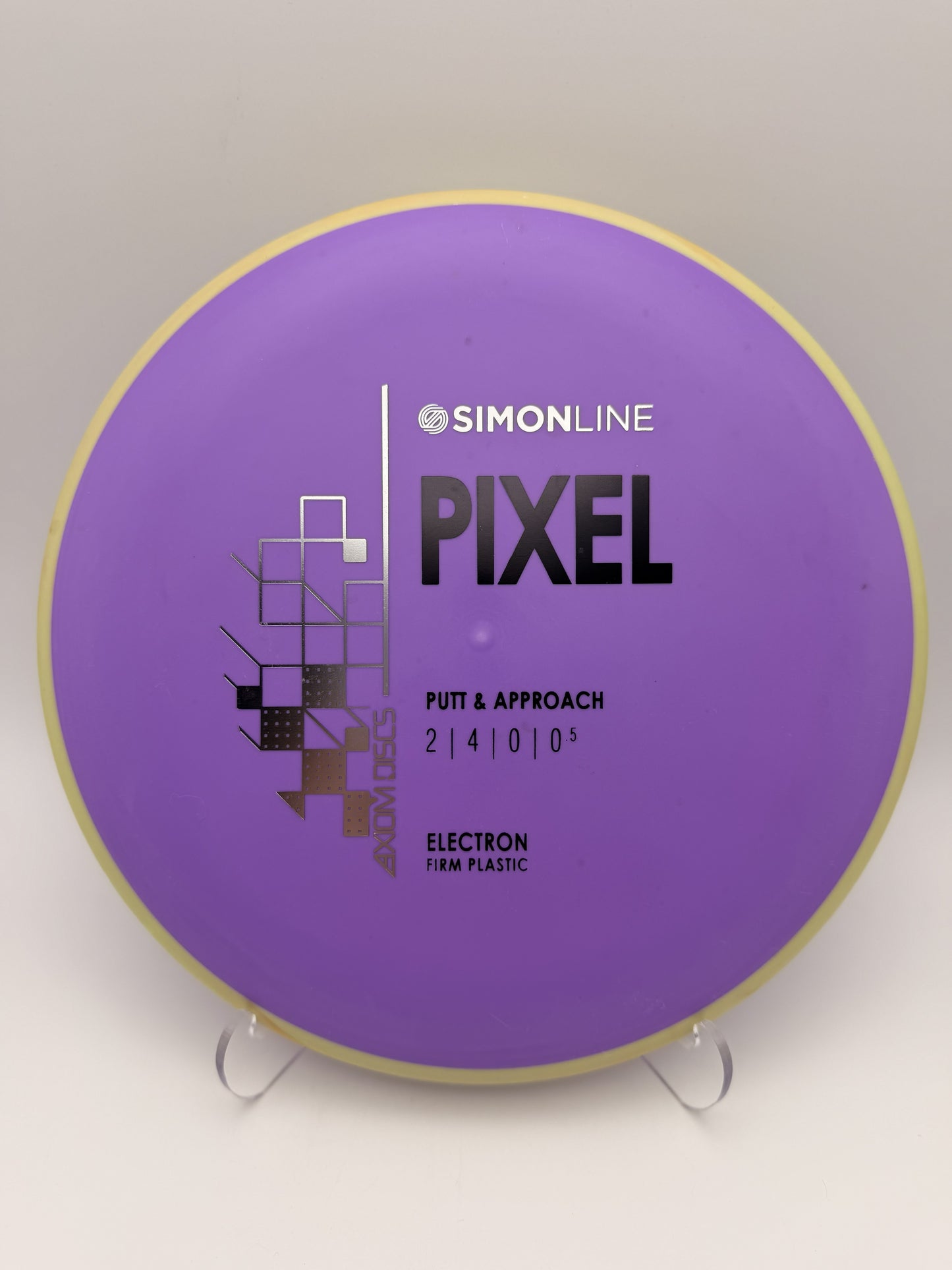 Axiom Pixel Putter – Simon Line | Electron Plastic | Disc Golf