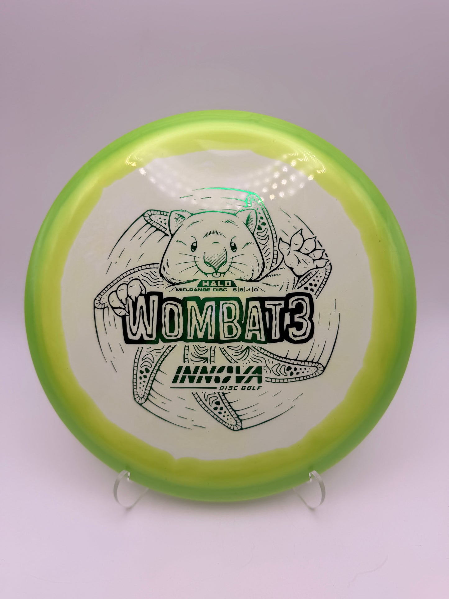 Innova Halo Star Wombat3 – Straight Midrange Disc for Technical Fairways
