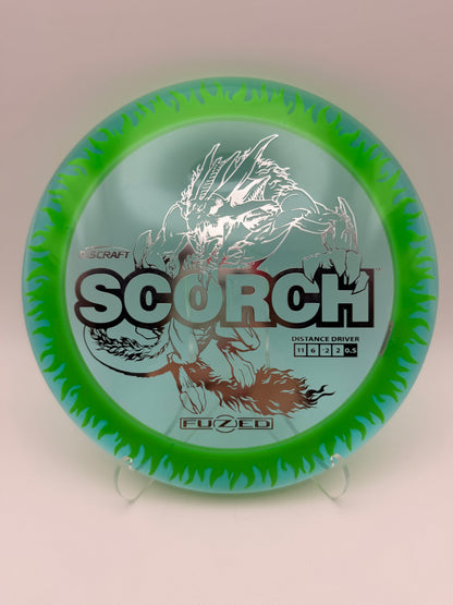 Discraft Fuzed Z Scorch Flame Pattern | Understable Distance Driver