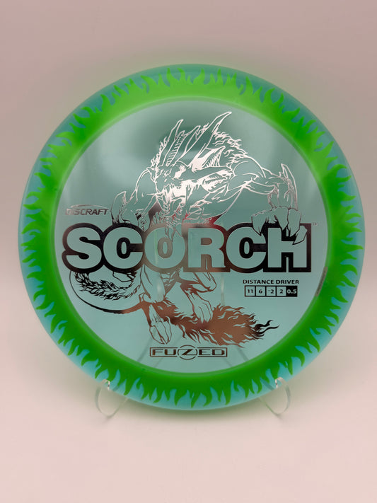 Discraft Fuzed Z Scorch Flame Pattern | Understable Distance Driver