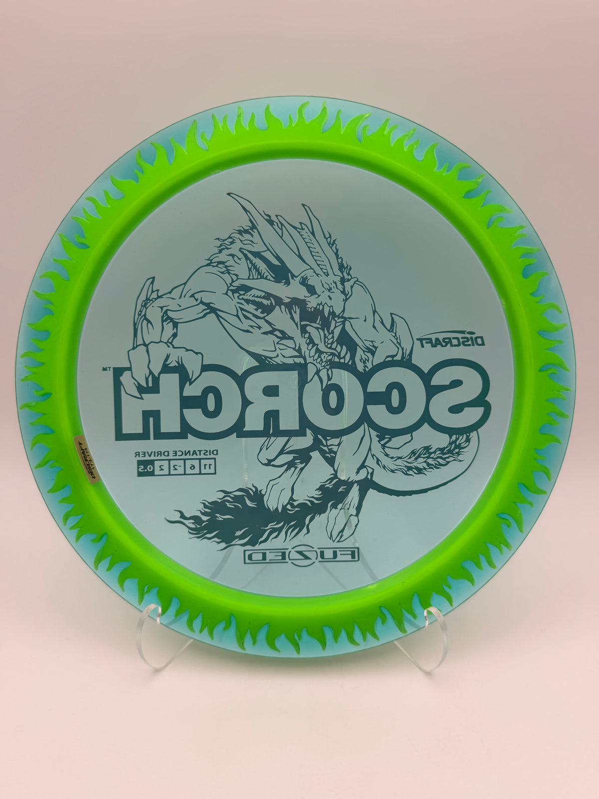 Discraft Fuzed Z Scorch Flame Pattern | Understable Distance Driver