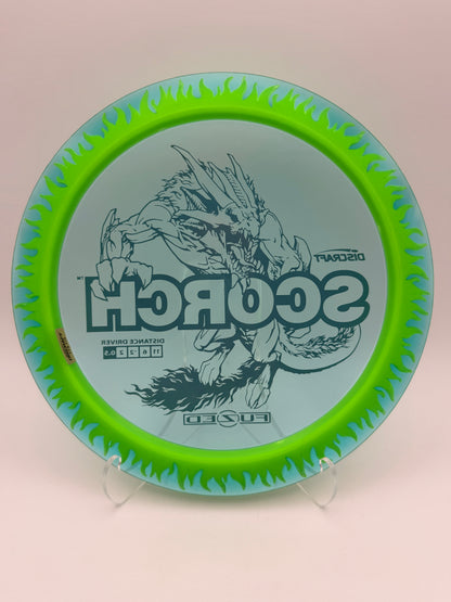 Discraft Fuzed Z Scorch Flame Pattern | Understable Distance Driver