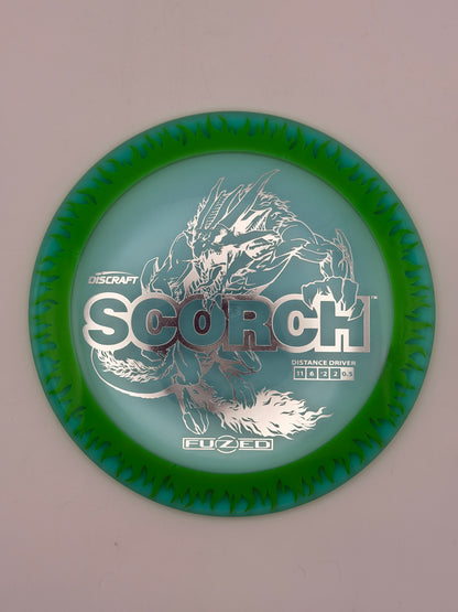 Discraft Fuzed Z Scorch Flame Pattern | Understable Distance Driver