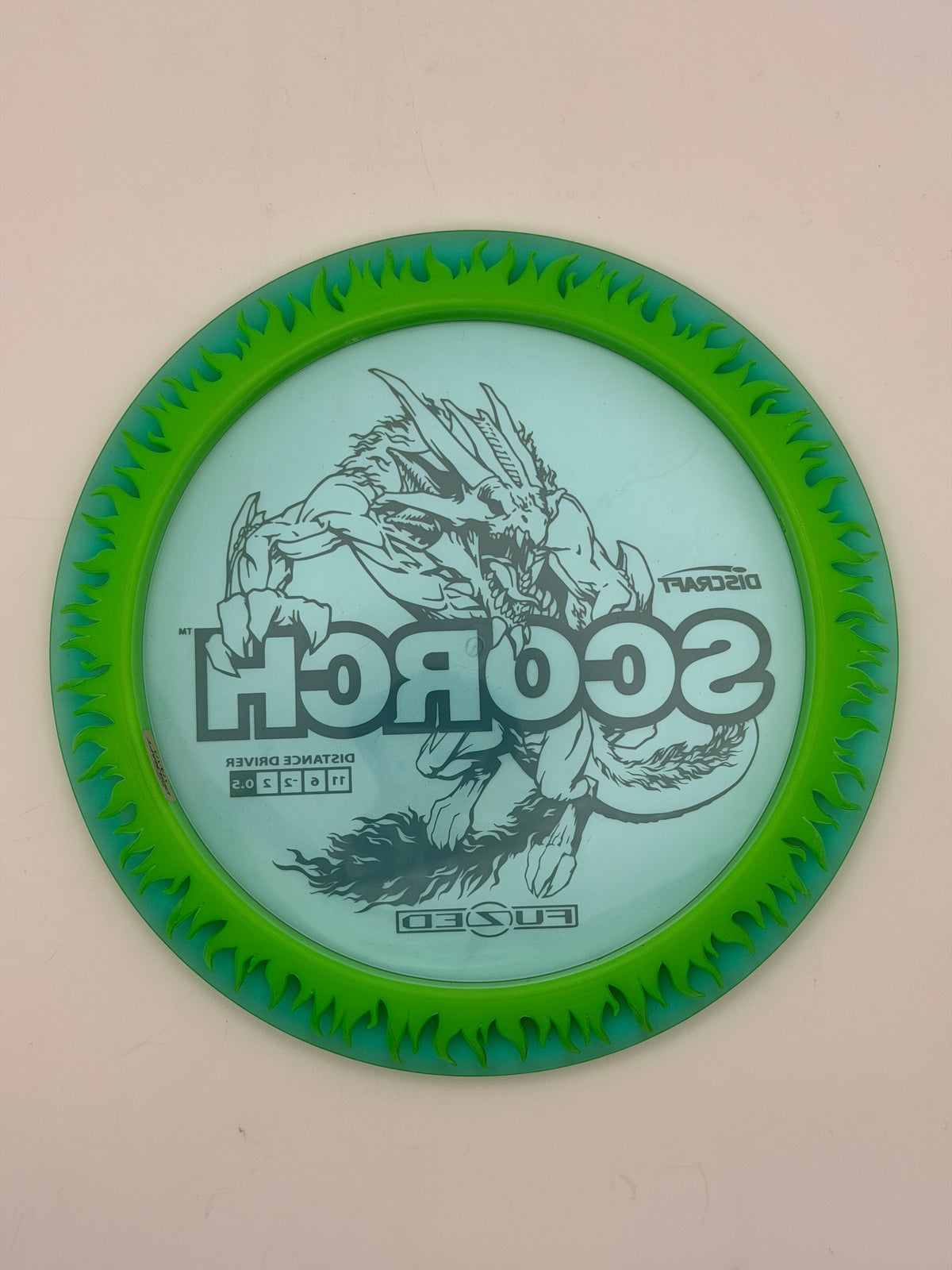 Discraft Fuzed Z Scorch Flame Pattern | Understable Distance Driver