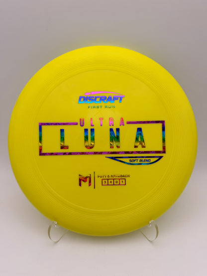 Discraft Paul McBeth First Run Soft Ultra Luna Putter – Putter Blend Disc Golf Disc