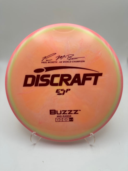 Discraft ESP Buzzz Paul McBeth 6X Signature Series | Midrange Disc