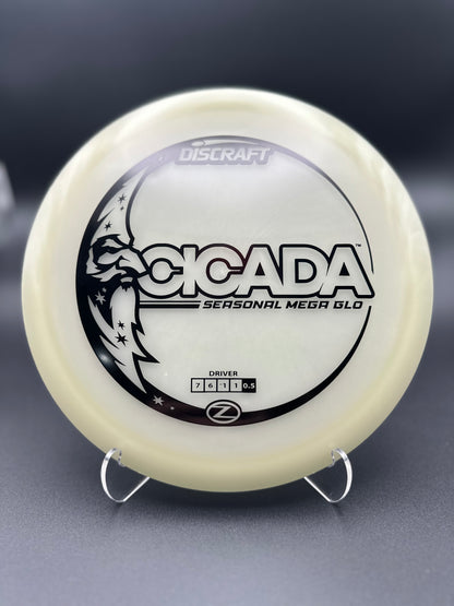 Discraft Mega Glo Z Cicada | Straight Glow Fairway Driver