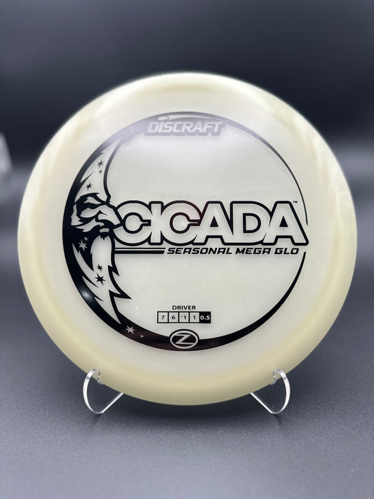 Discraft Mega Glo Z Cicada | Straight Glow Fairway Driver
