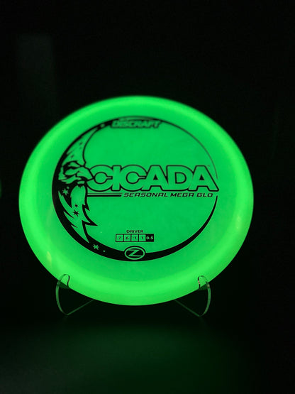 Discraft Mega Glo Z Cicada | Straight Glow Fairway Driver