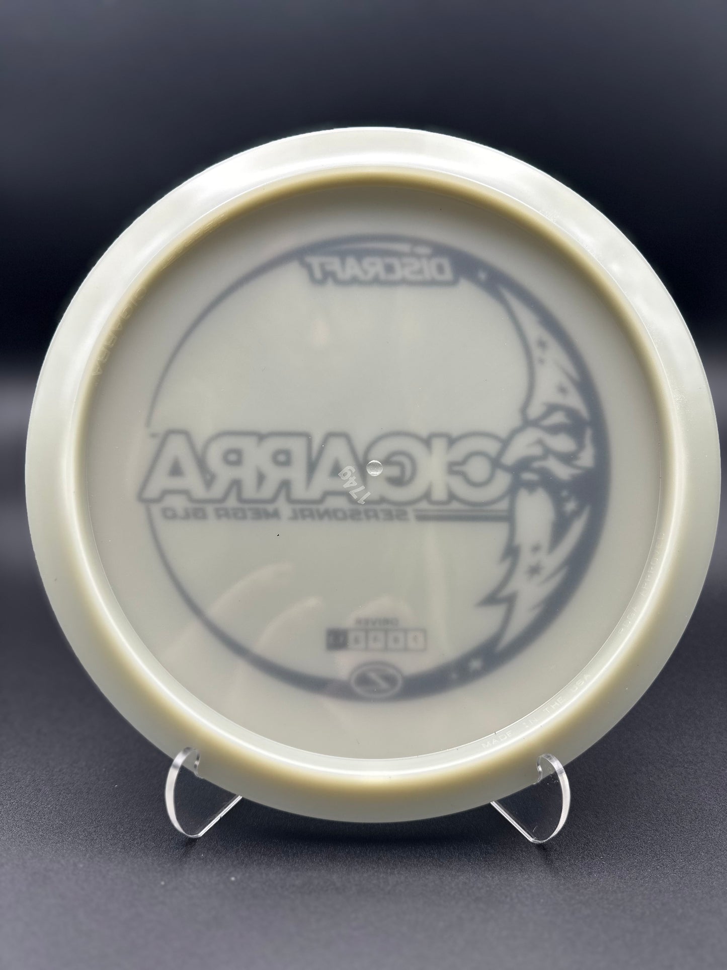 Discraft Mega Glo Z Cigarra | Glide Fairway Driver for Night Rounds