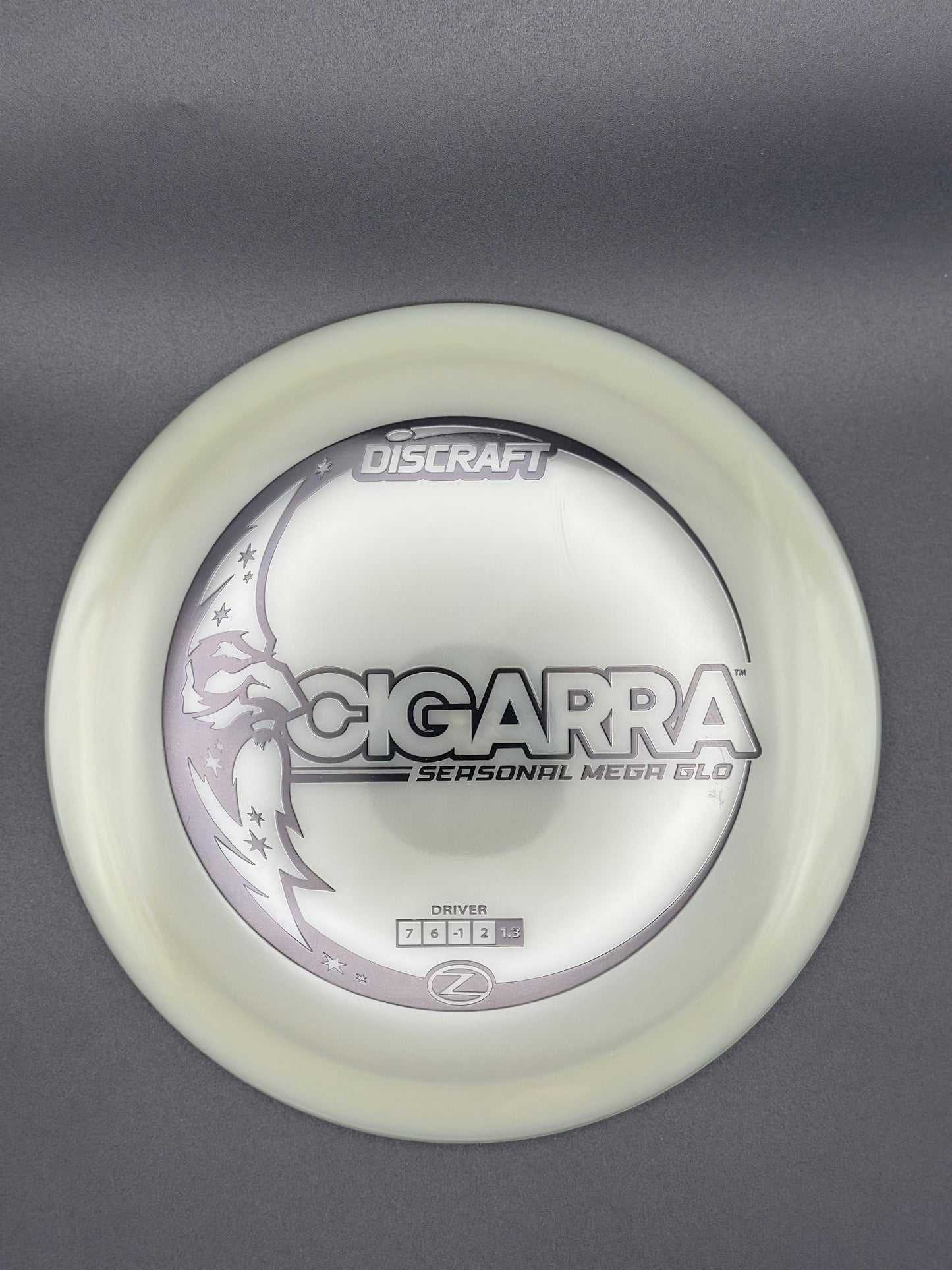 Discraft Mega Glo Z Cigarra | Glide Fairway Driver for Night Rounds