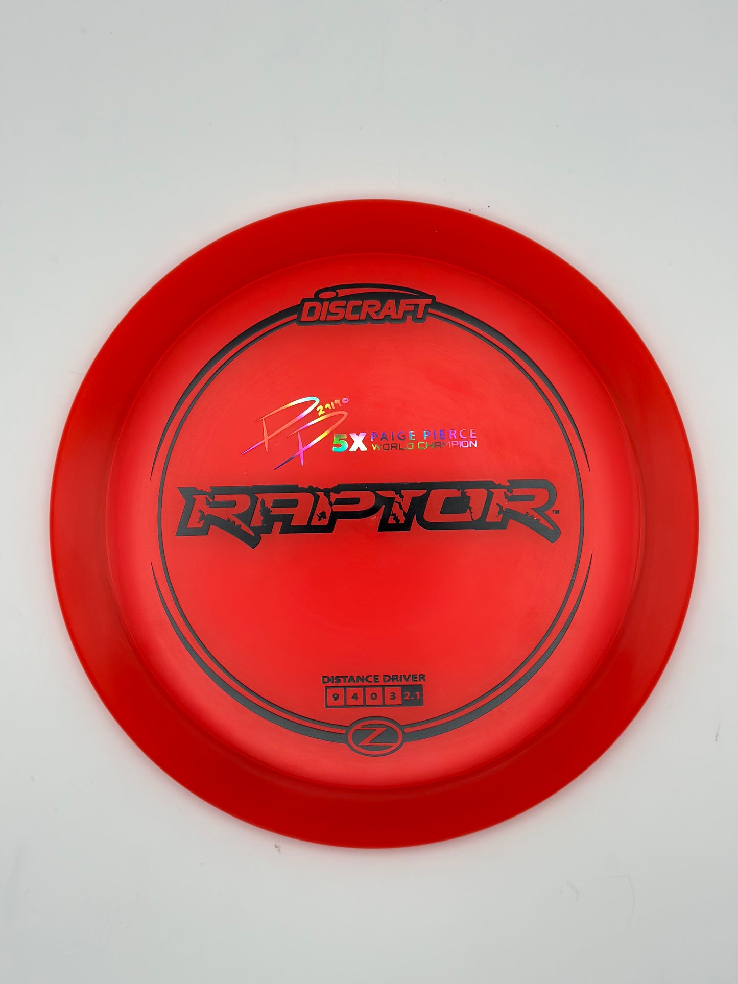 Discraft Z Raptor Paige Pierce Signature | Overstable Fairway Driver