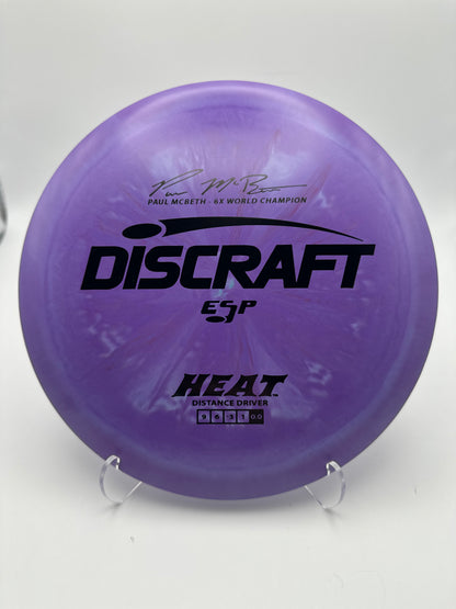 Discraft ESP Heat Paul McBeth 6X Signature | Understable Fairway Driver