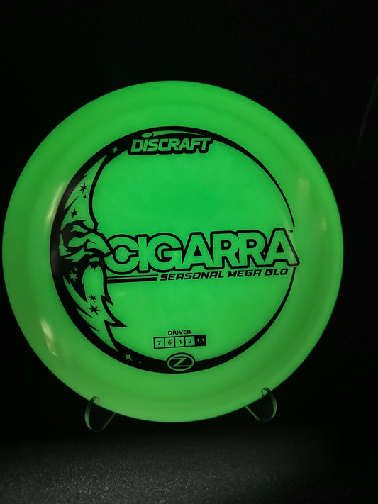 Discraft Mega Glo Z Cigarra | Glide Fairway Driver for Night Rounds