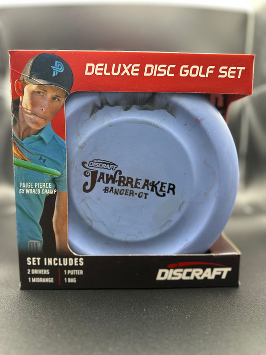 Discraft Deluxe Disc Golf Set | 4-Disc Starter Set with Bag