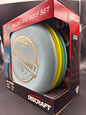 Discraft Deluxe Disc Golf Set | 4-Disc Starter Set with Bag