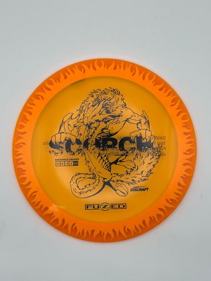 Discraft 2025 Fuzed Z Scorch w/ Flame Pattern Concept Art