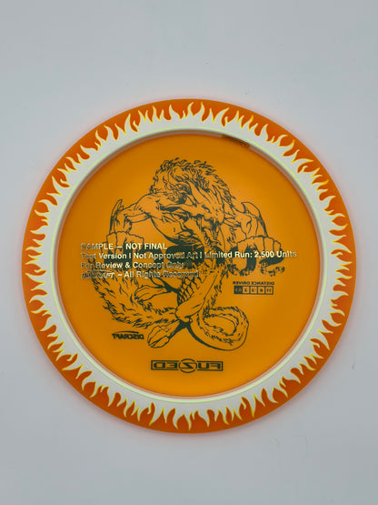Discraft 2025 Fuzed Z Scorch w/ Flame Pattern Concept Art