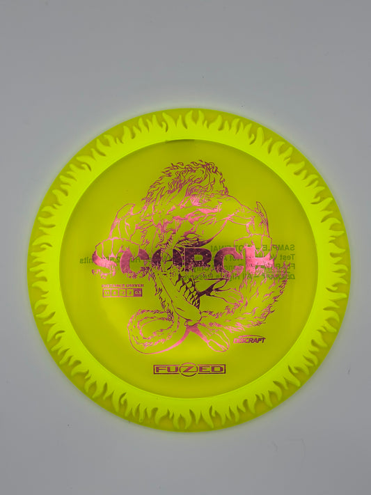 Discraft 2025 Fuzed Z Scorch w/ Flame Pattern Concept Art