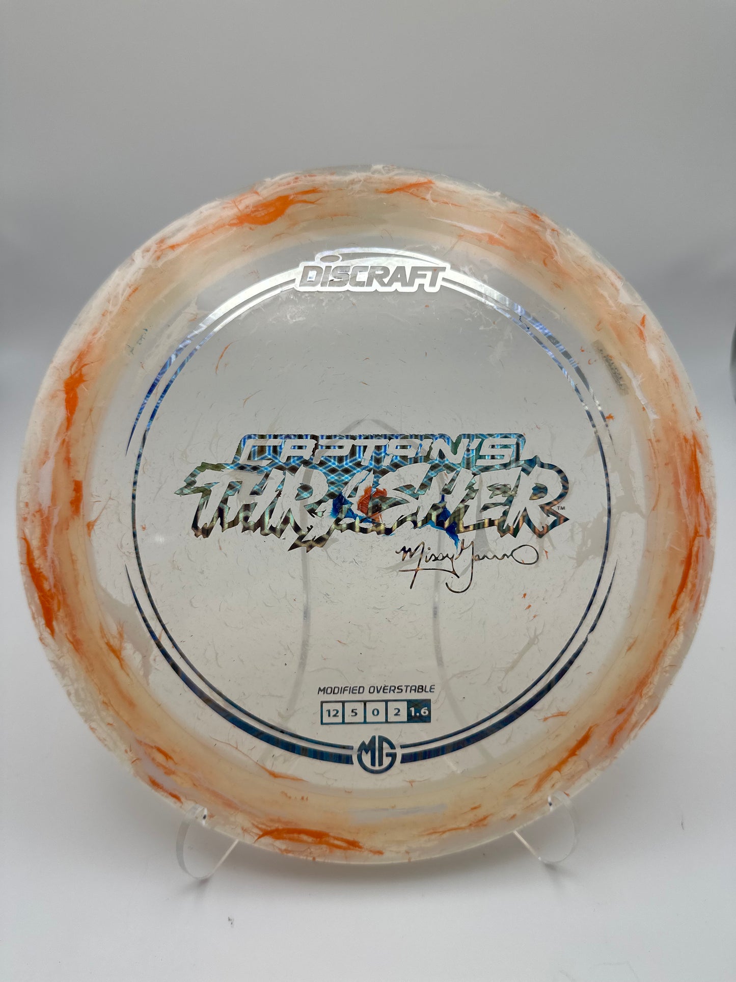Discraft 2025 Missy Gannon Captain's Thrasher | Z Swirl Distance Driver