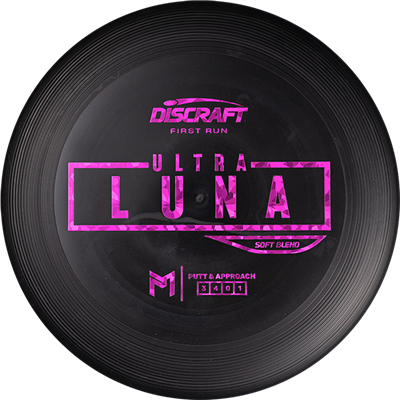 Discraft Paul McBeth First Run Soft UltraLuna Putter – Putter Blend Disc Golf Disc