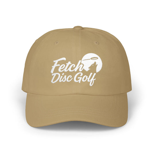 Fetch Disc Golf Classic Dad Cap — Vintage Script Logo Hat