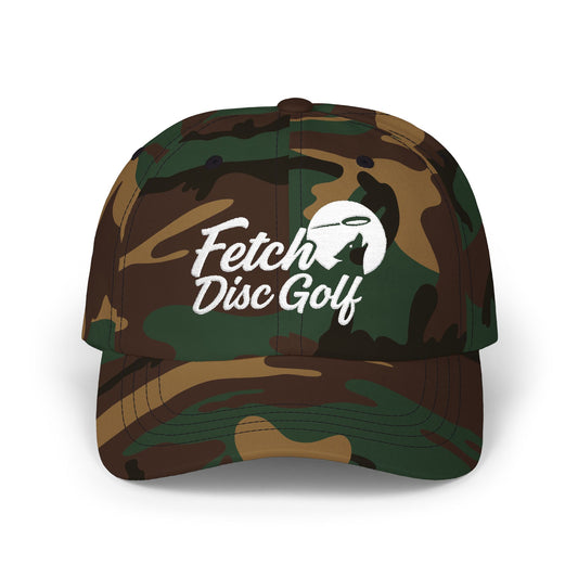 Fetch Disc Golf Classic Dad Cap — Vintage Script Logo Hat