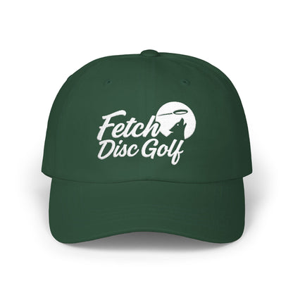 Fetch Disc Golf Classic Dad Cap — Vintage Script Logo Hat