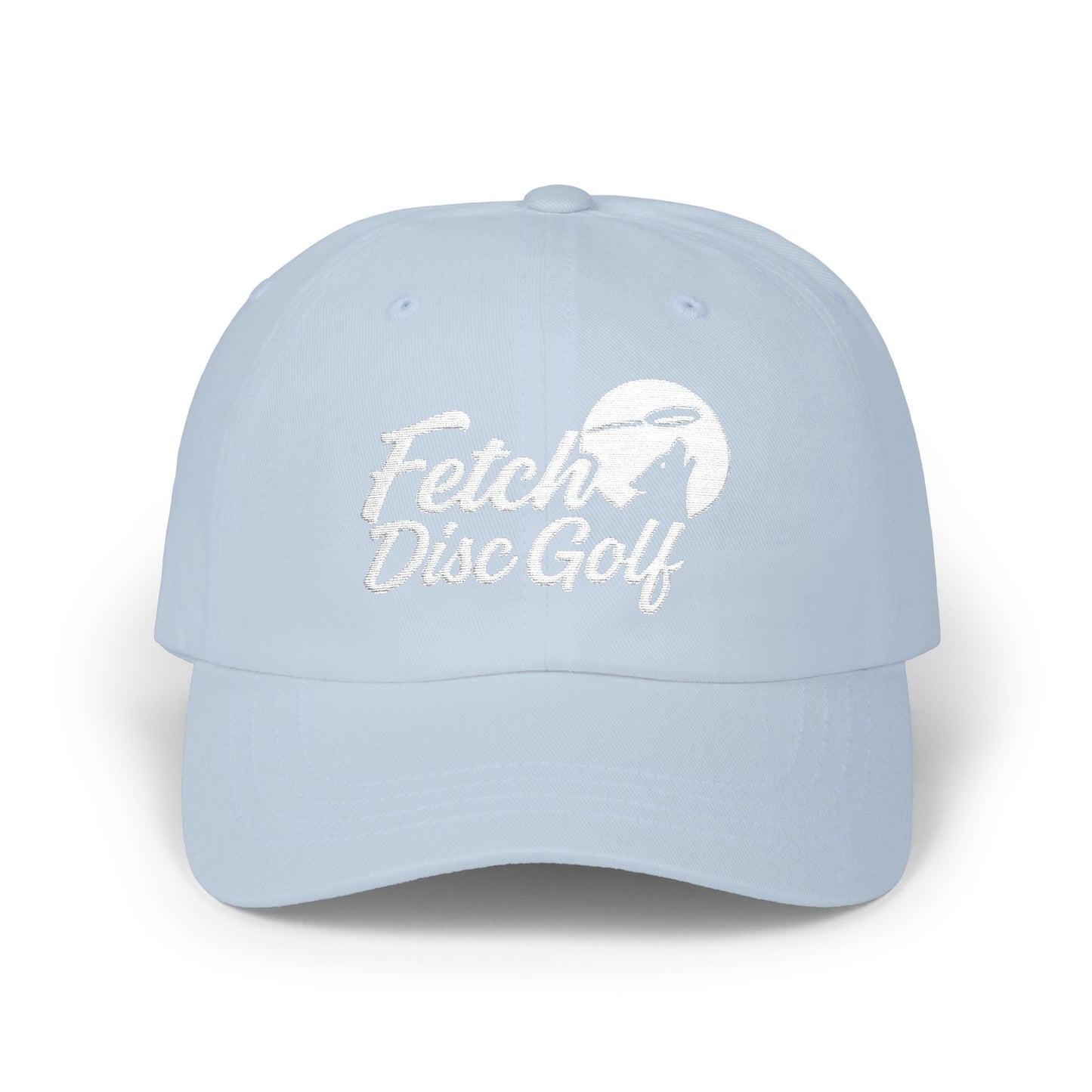 Fetch Disc Golf Classic Dad Cap — Vintage Script Logo Hat