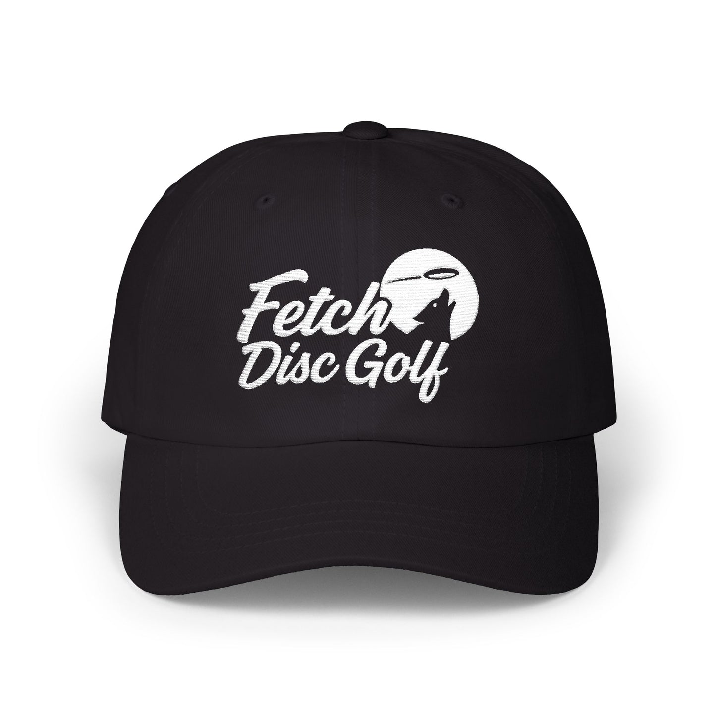 Fetch Disc Golf Classic Dad Cap — Vintage Script Logo Hat
