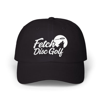 Fetch Disc Golf Classic Dad Cap — Vintage Script Logo Hat