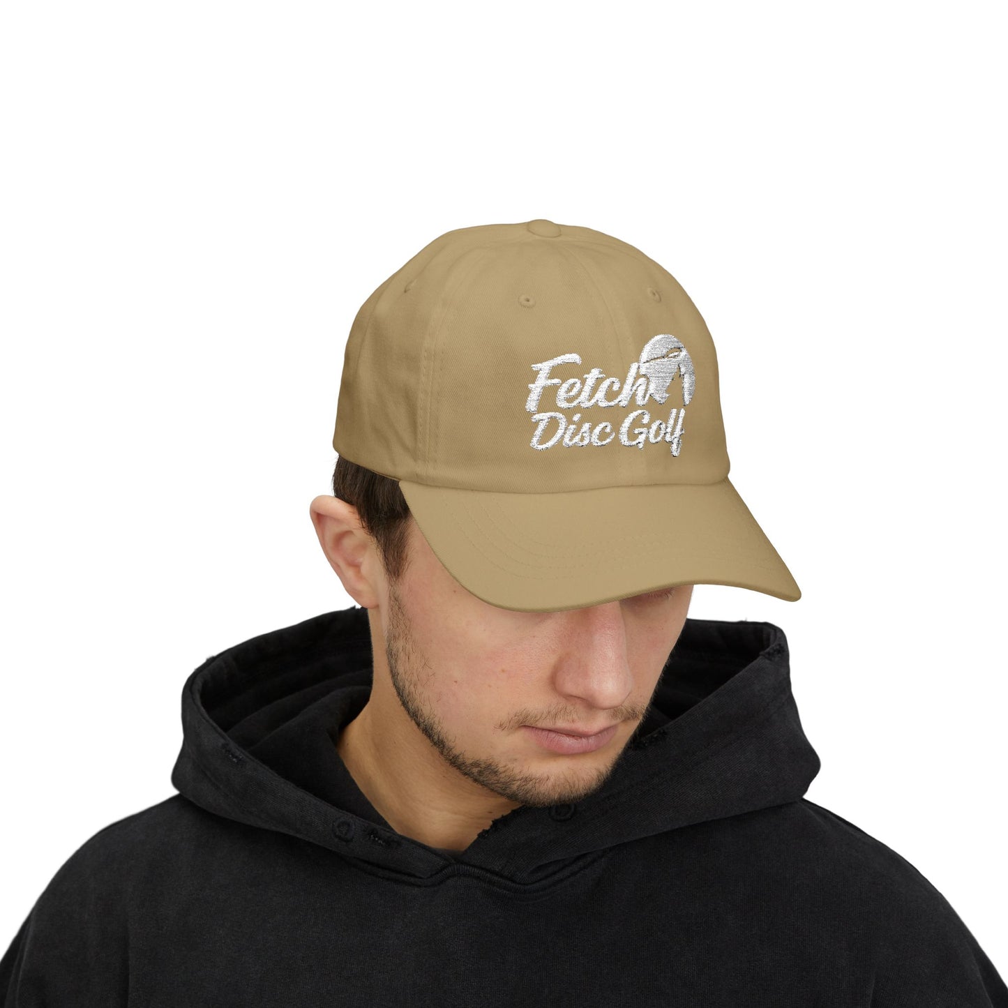 Fetch Disc Golf Classic Dad Cap — Vintage Script Logo Hat