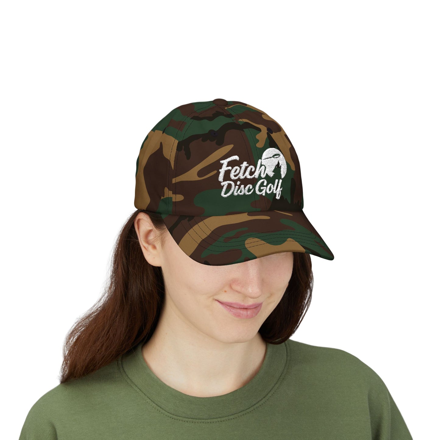 Fetch Disc Golf Classic Dad Cap — Vintage Script Logo Hat