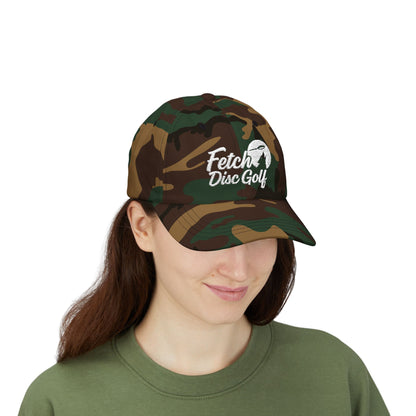 Fetch Disc Golf Classic Dad Cap — Vintage Script Logo Hat