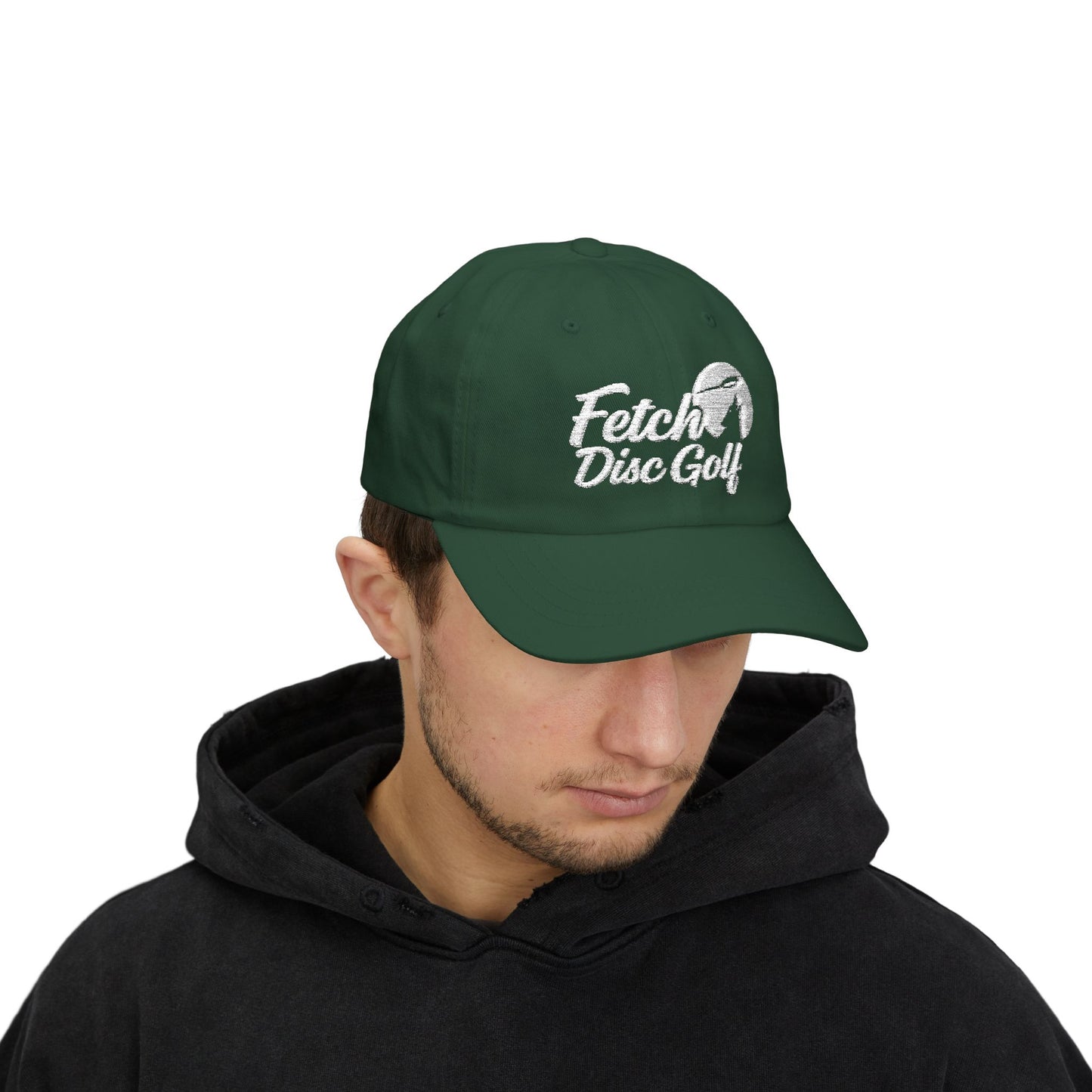 Fetch Disc Golf Classic Dad Cap — Vintage Script Logo Hat