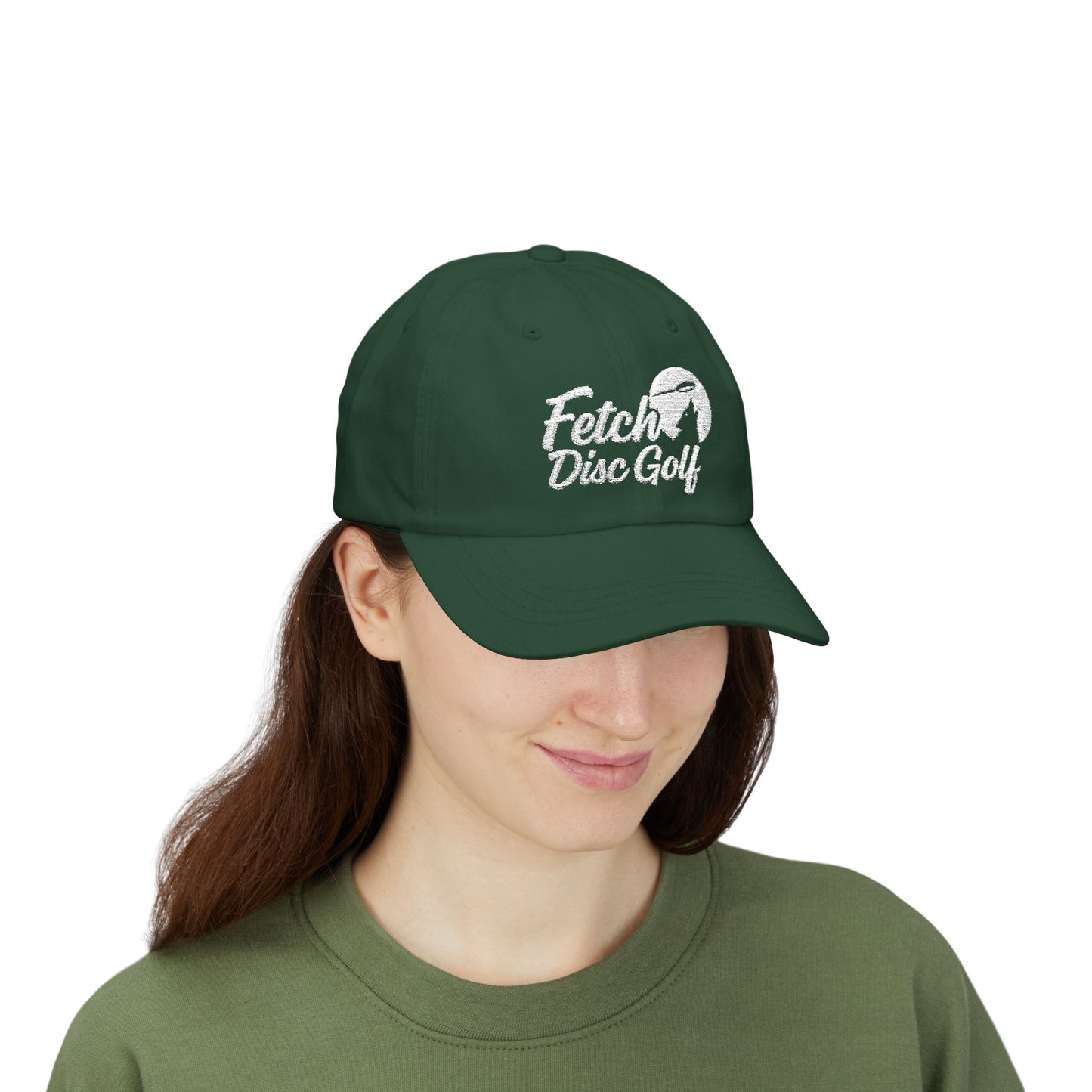 Fetch Disc Golf Classic Dad Cap — Vintage Script Logo Hat