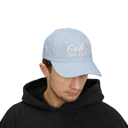 Fetch Disc Golf Classic Dad Cap — Vintage Script Logo Hat