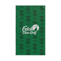 Disc Golf Hand Towel — 'Fetch Disc Golf' Logo & Basket Pattern, Sports Tee Towel for Players